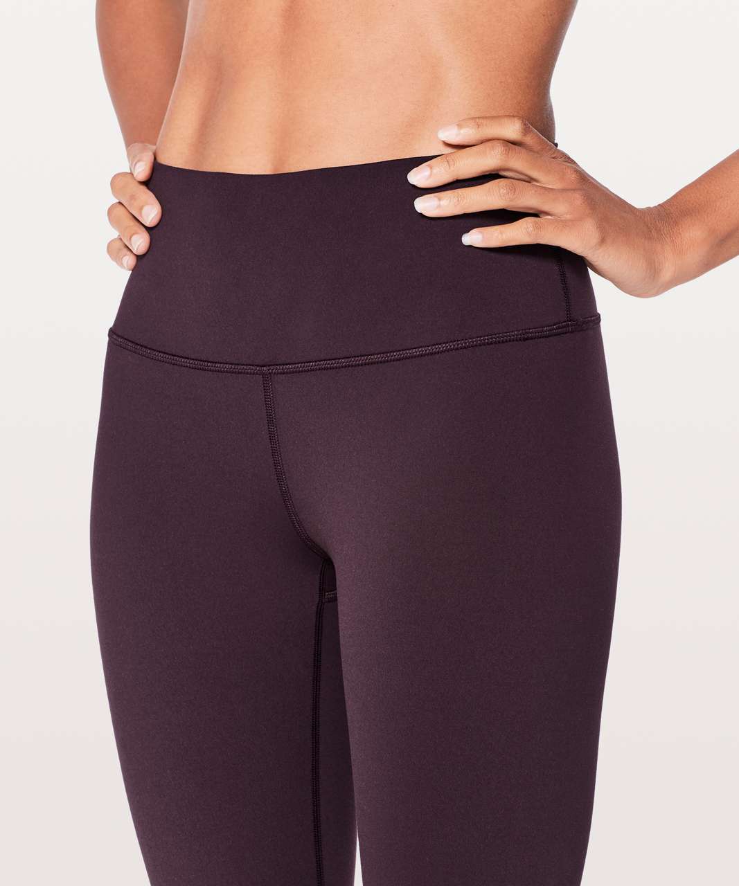 Lululemon Wunder Under Hi-Rise Tight (Full-On Luon 28") - Black Cherry