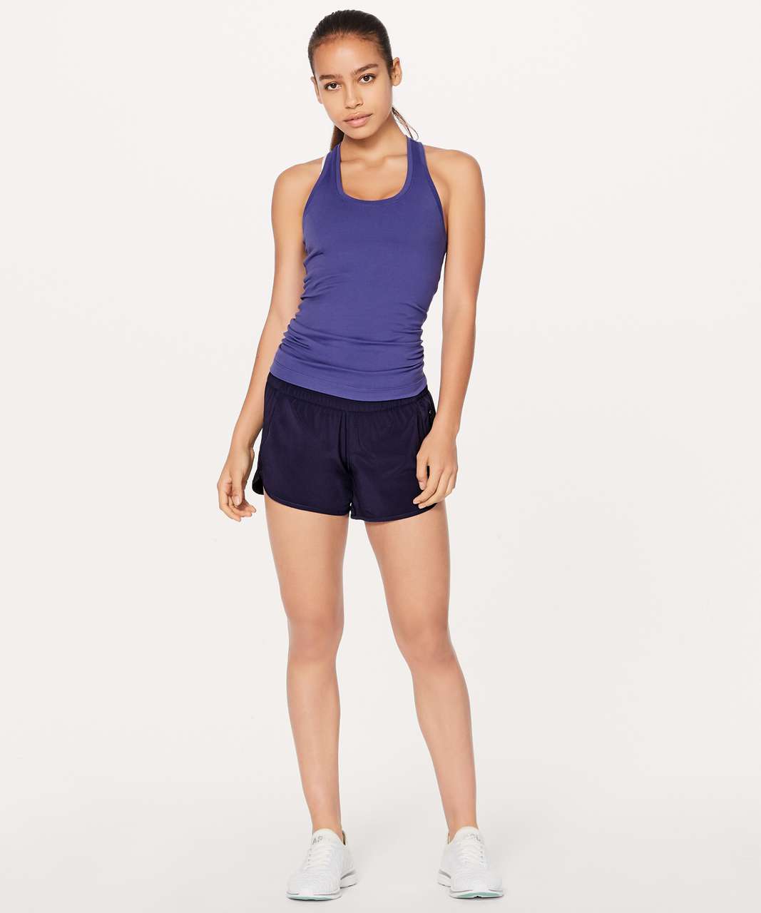 Lululemon Tracker Short V *4" - Twilight Blue