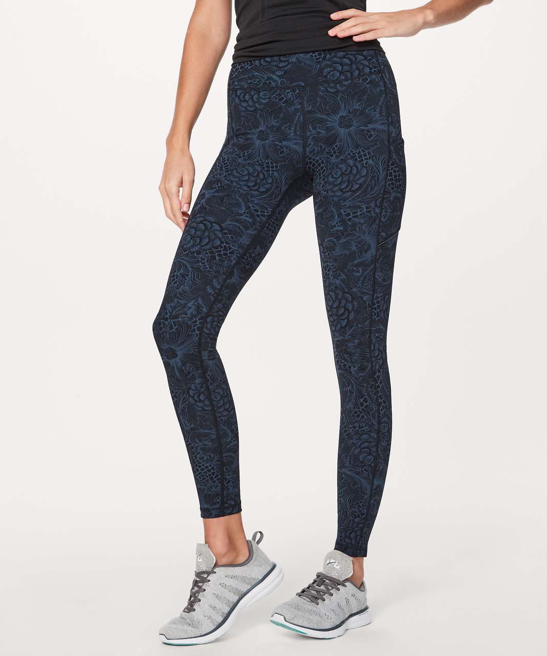 Lululemon Size 4 Blue/Black Leggings