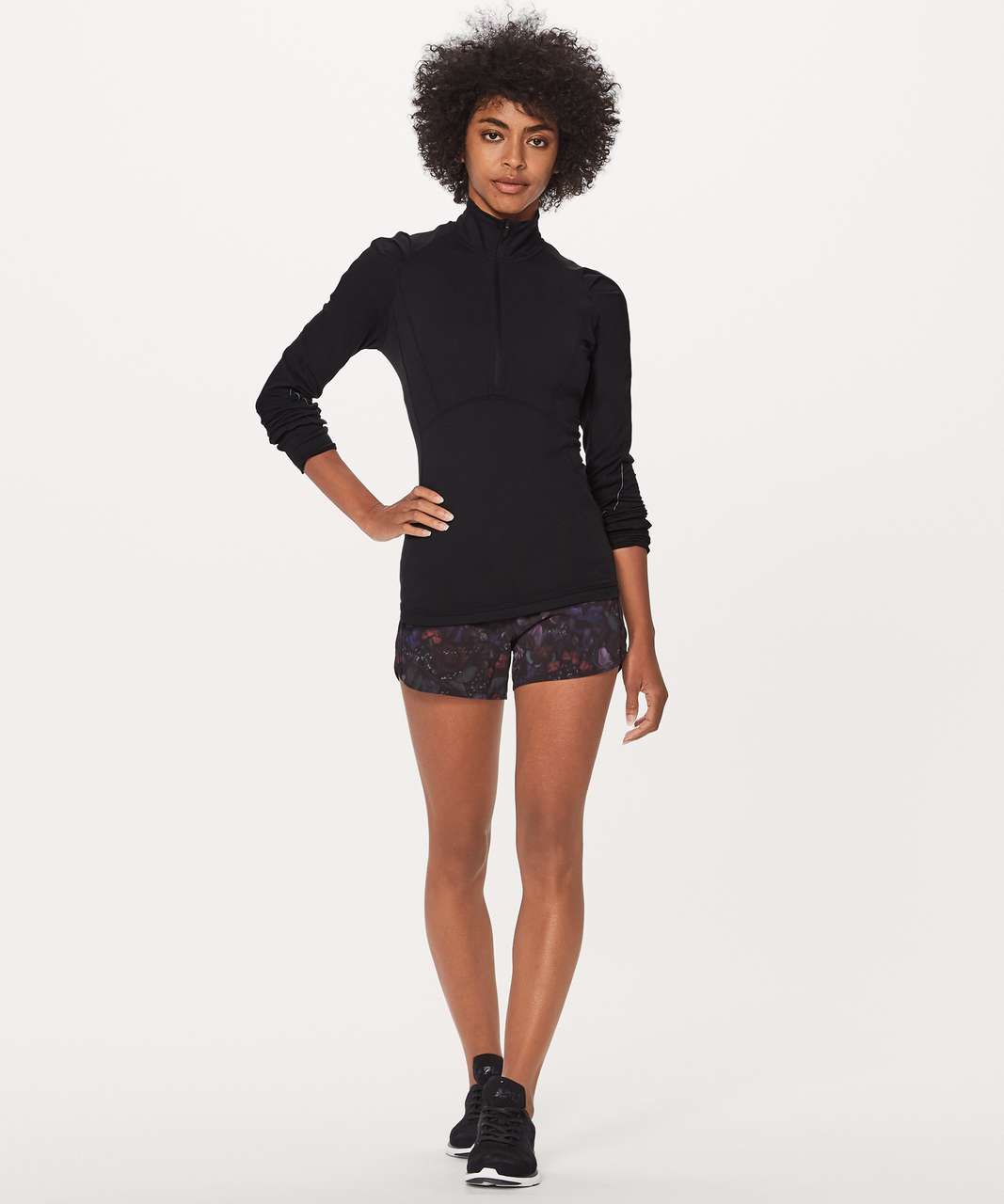 Lululemon Extra Mile 1/2 Zip - Black