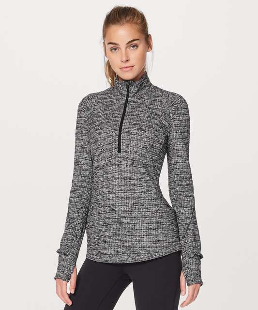 Lululemon Extra Mile 1/2 Zip - Black - lulu fanatics