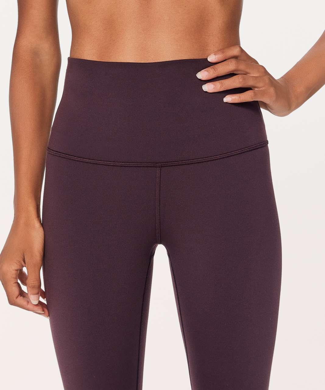 Lululemon Wunder Under Super Hi-Rise Tight *Full-On Luon 28" - Black Cherry