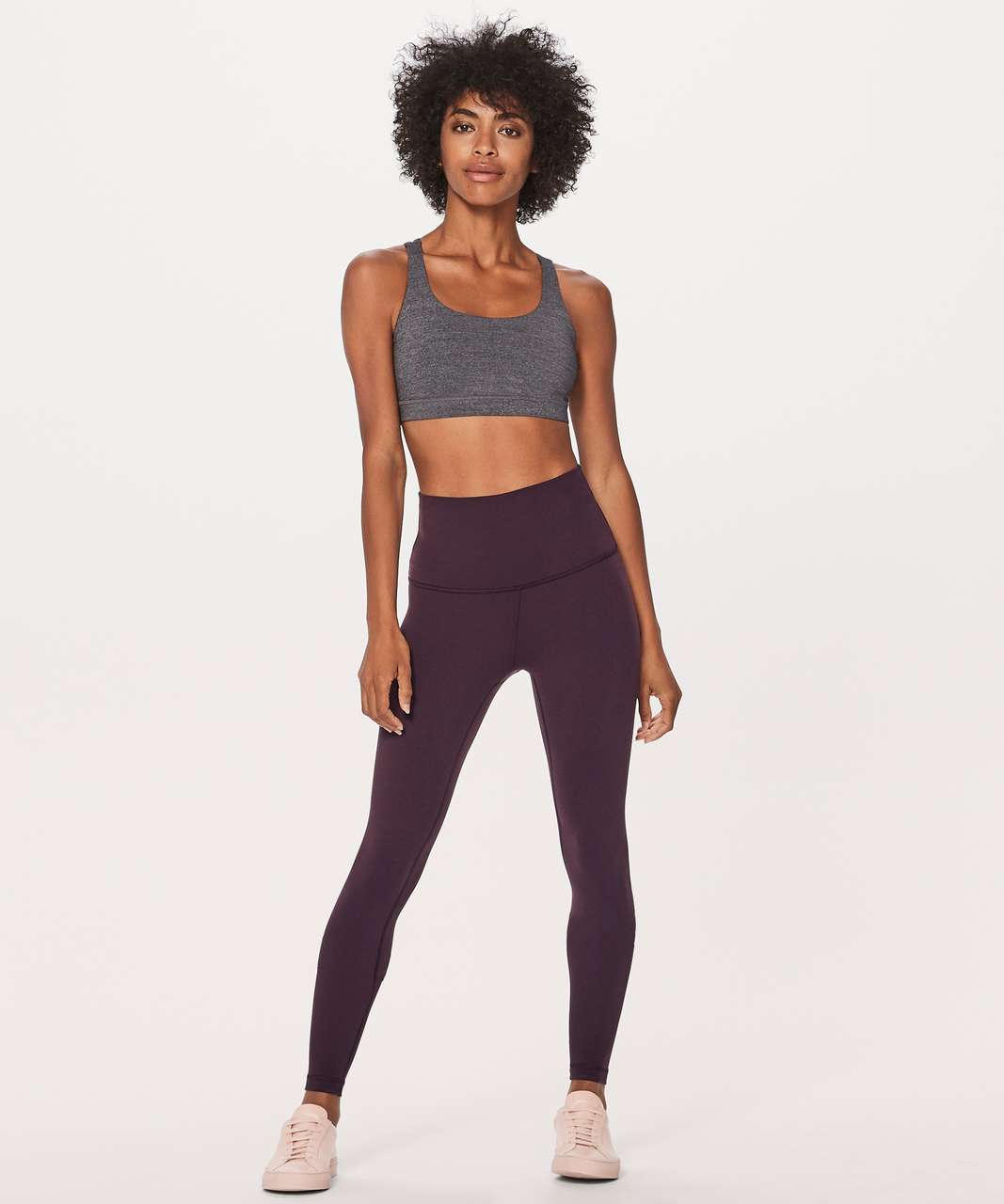 Lululemon Wunder Under Super Hi-Rise Tight *Full-On Luon 28" - Black Cherry