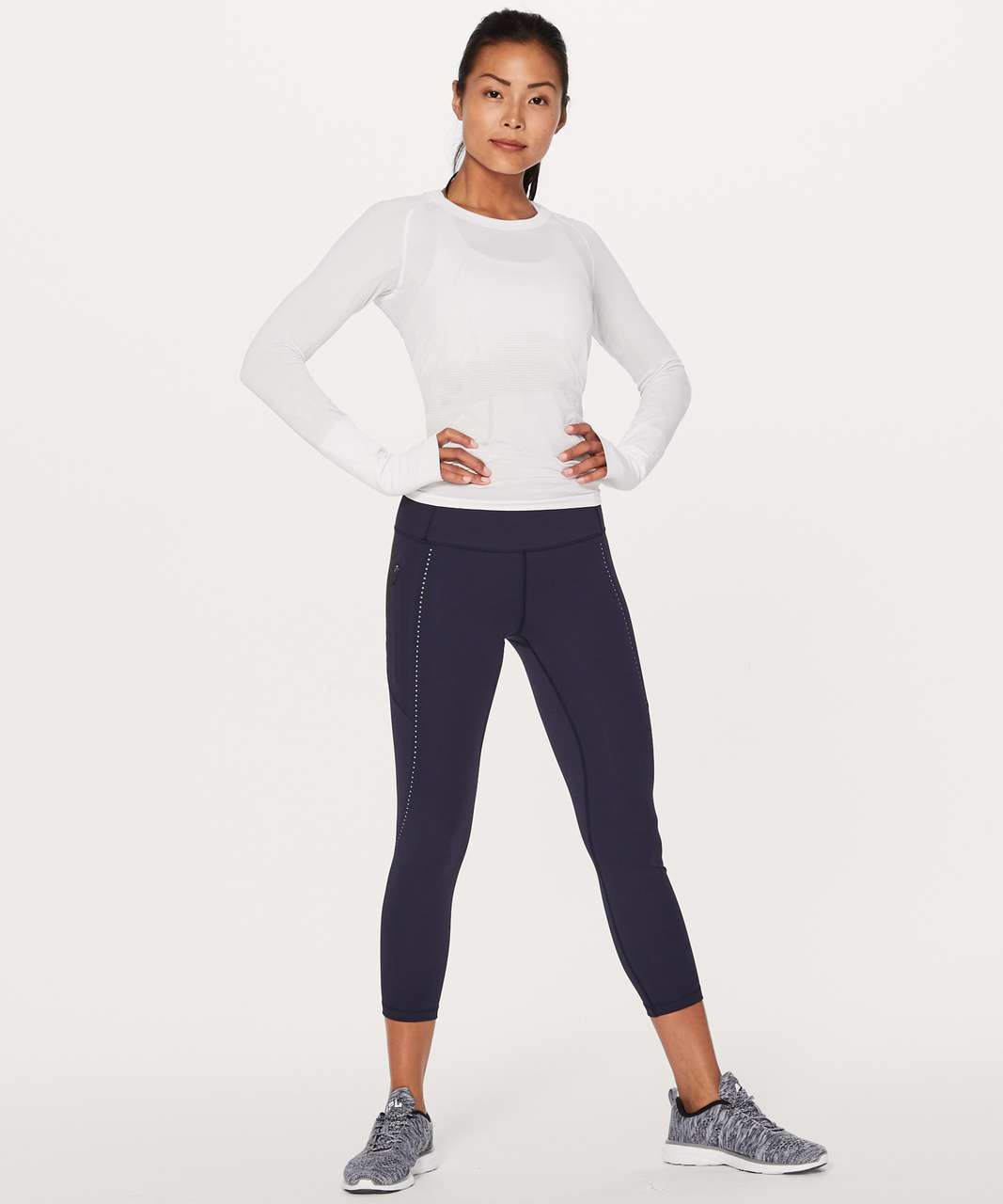 Lululemon Extra Mile Crop (Reflective 23