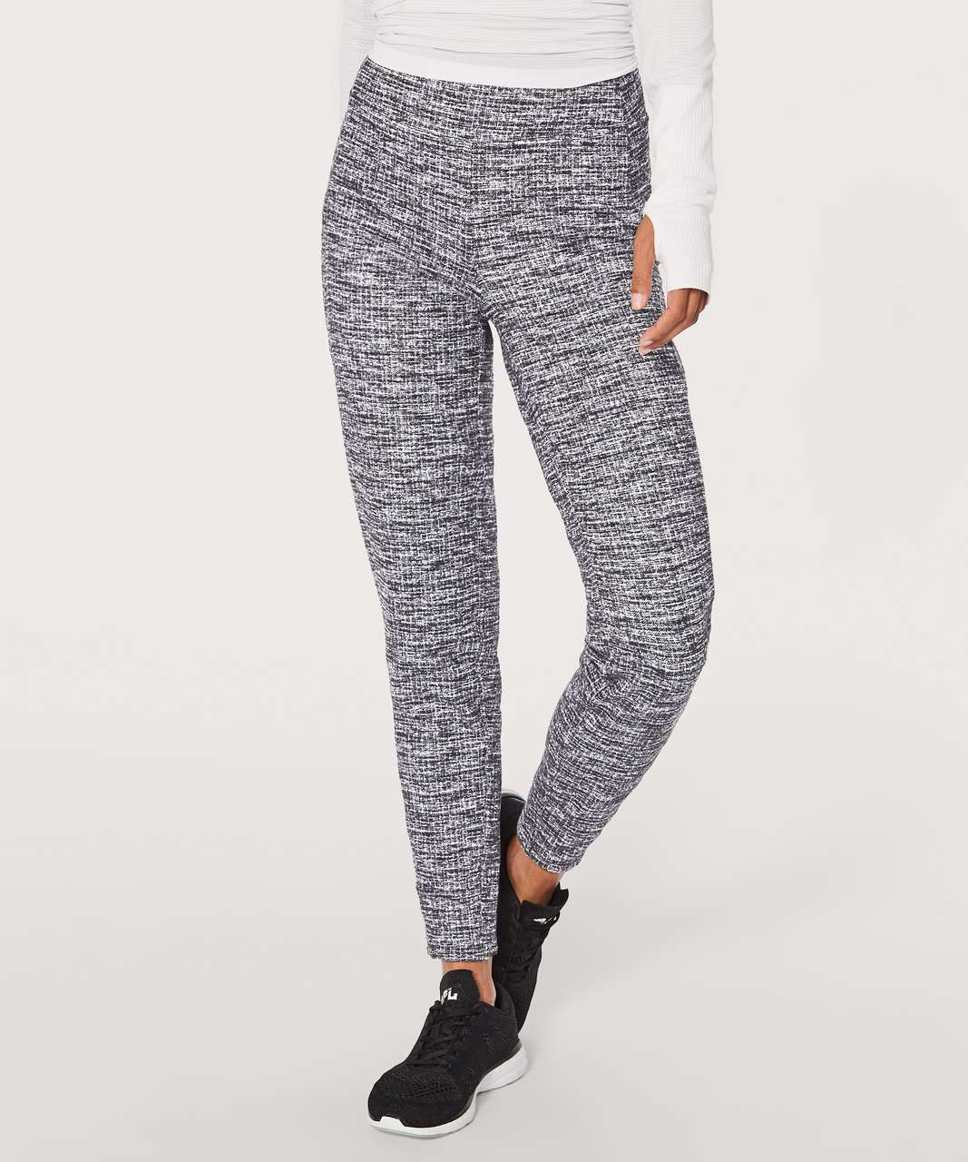 Lululemon Ready to Rulu Jogger Pants 28 Jacquard White Black