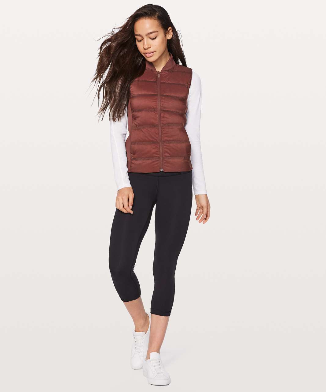 Lululemon Down & Around Vest - Dark Cedar