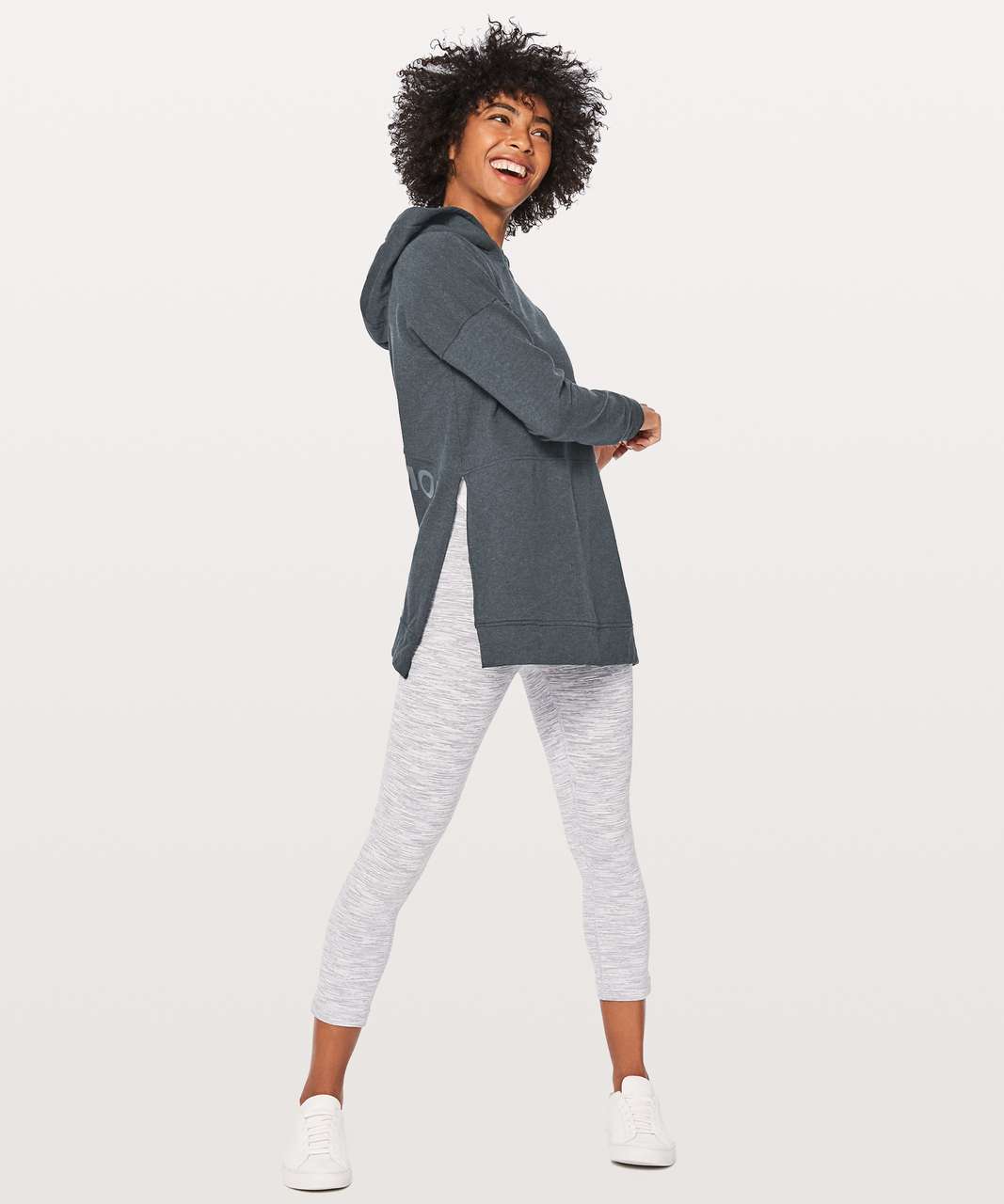 Lululemon Cut Above Hoodie (Expression) - Heathered Naval Blue