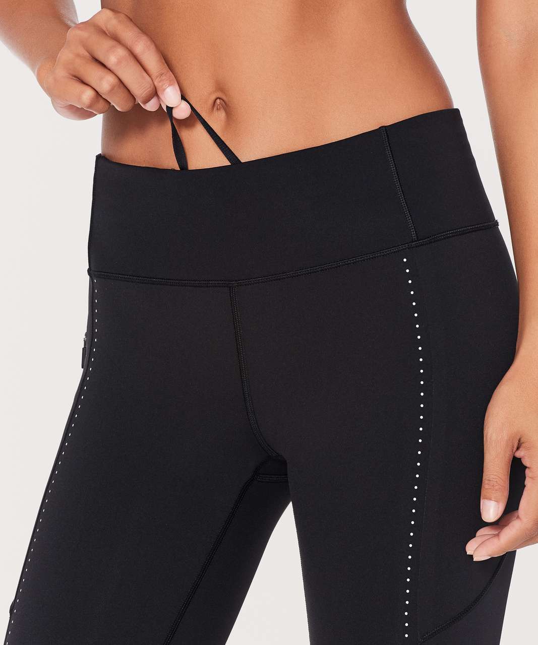 Lululemon Extra Mile Tight (Reflective 28") Black lulu fanatics