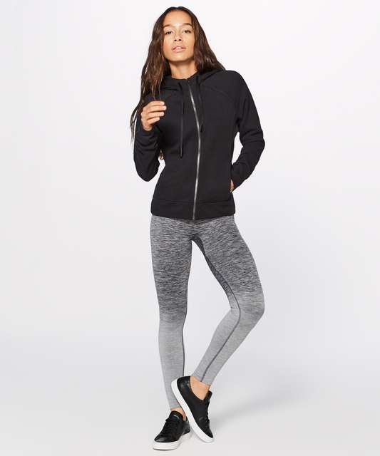 Lululemon Warm For Winter Jacket - Heathered Speckled Black / Black ...