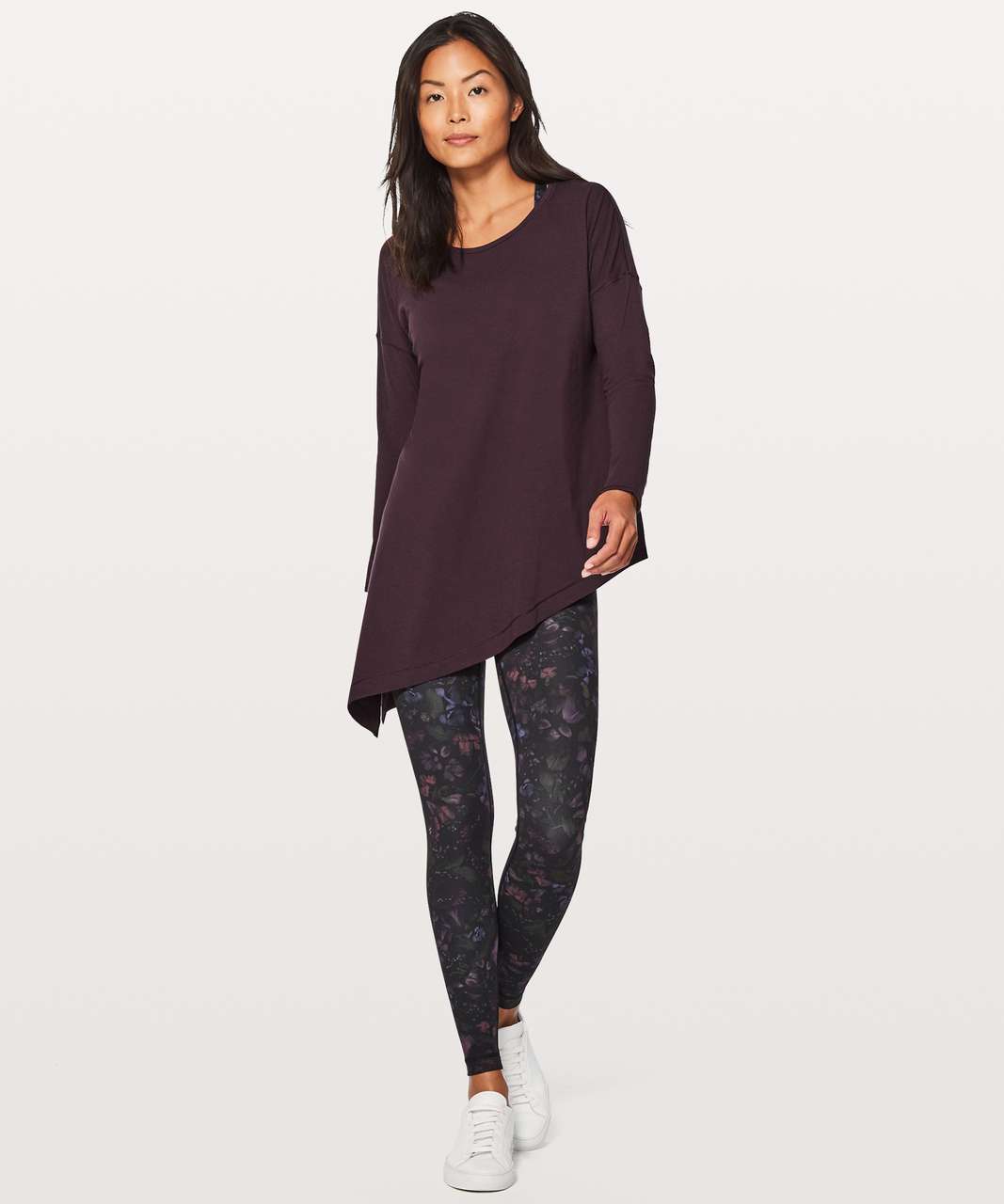 Lululemon To The Point Long Sleeve - Black Cherry