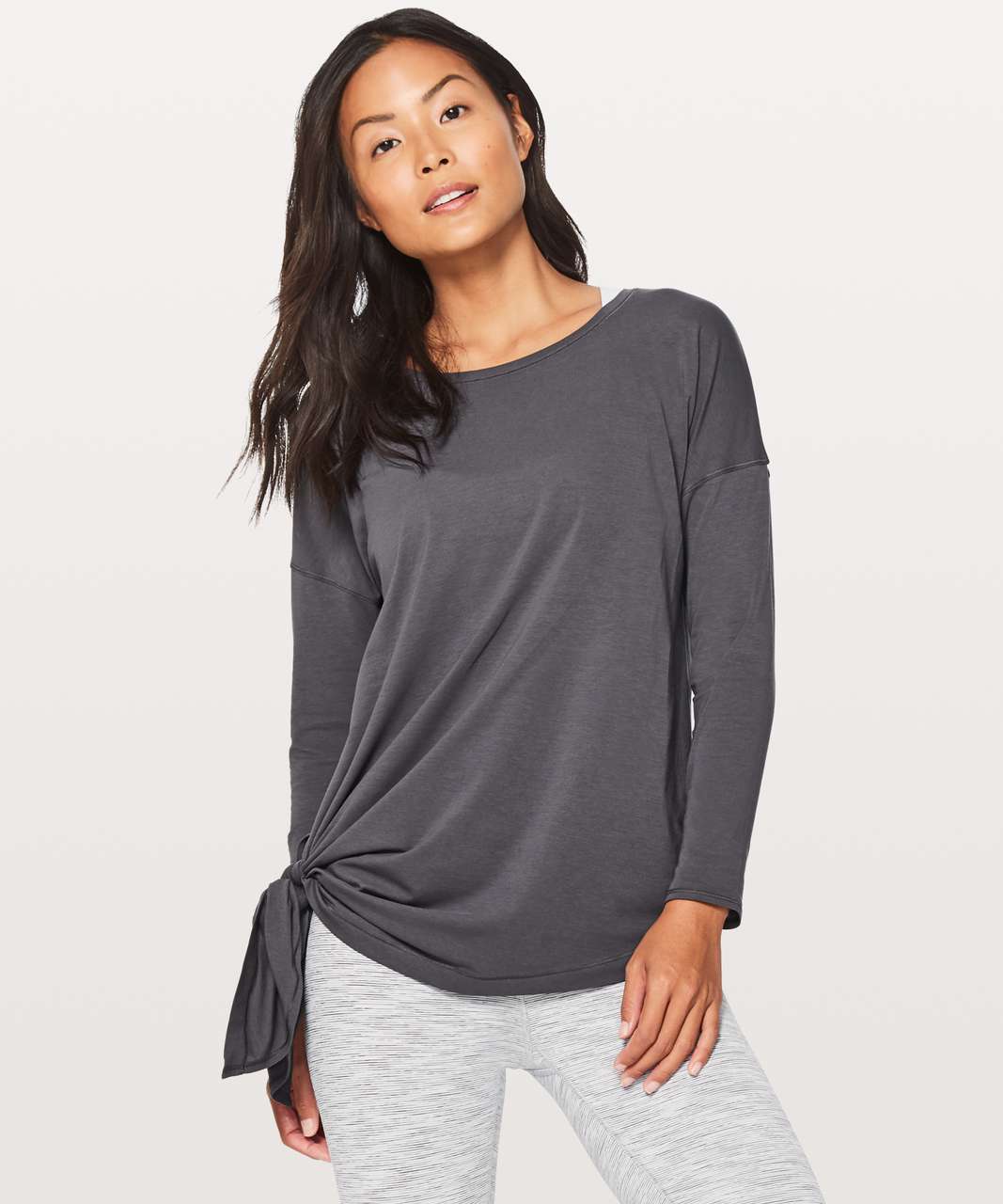 Lululemon To The Point Long Sleeve - Dark Shadow