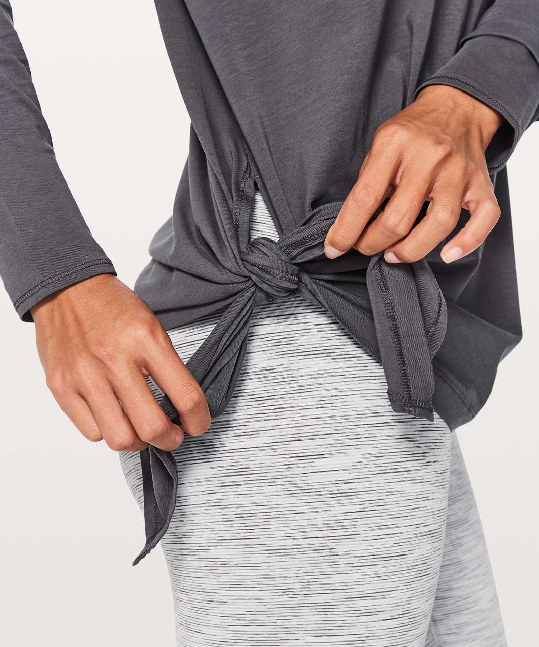 Lululemon To The Point Long Sleeve - Dark Shadow