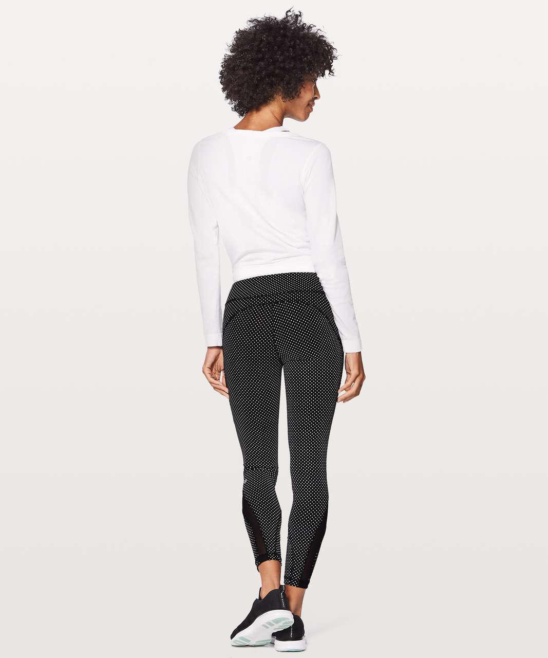 Lululemon Invigorate Tight *Shine Bright - Reflective Polka Dot Silver /  Black (AU Release) - lulu fanatics