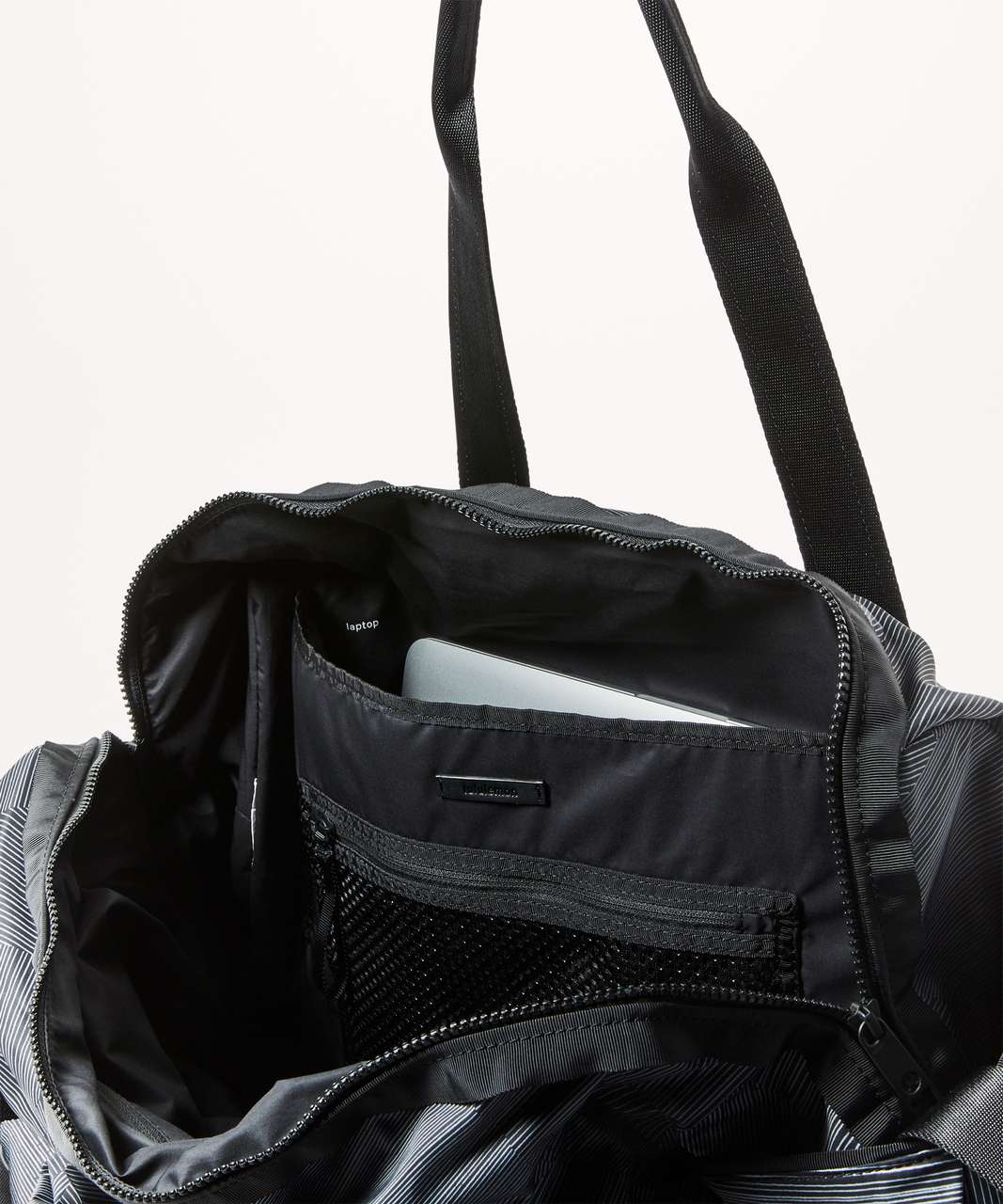 Lululemon All Day Duffel *Heatproof Pocket 31L - Etch Maxi Ice Grey Black