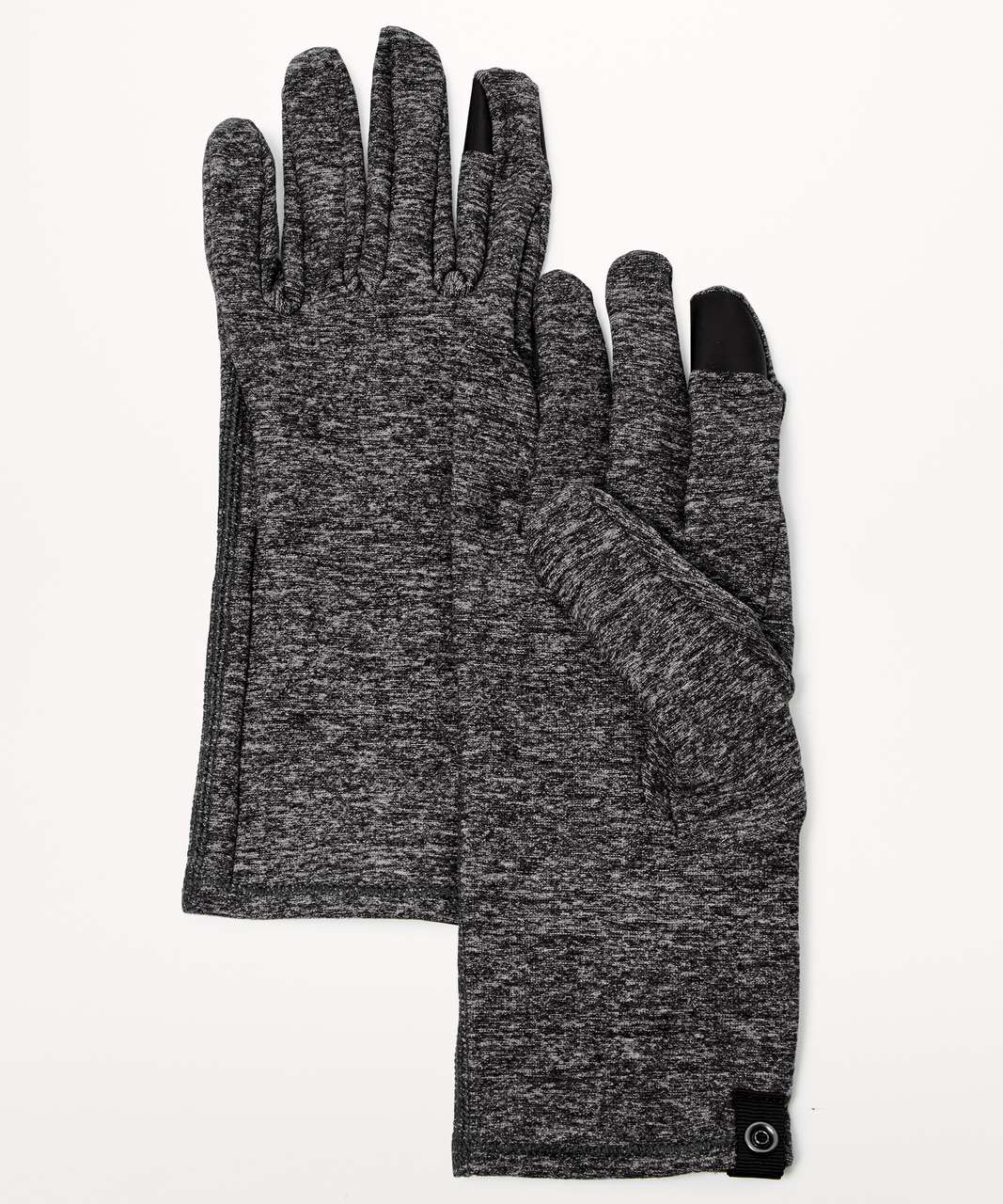 Lululemon Run It Out Gloves (Special Edition) - Reconnect Heathered Black Silver Reflective