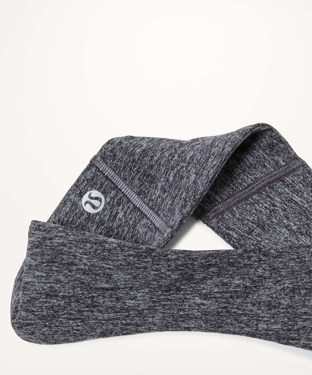 Lululemon Run It Out Ear Warmer (Special Edition) - Reconnect Heathered Black Silver Reflective