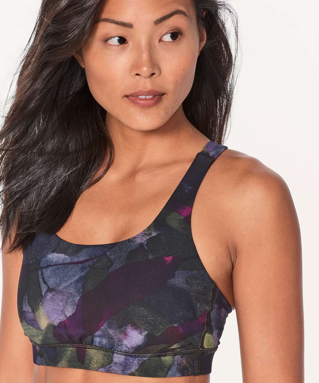 Lululemon Energy Bra - Aura Dark Chrome Multi