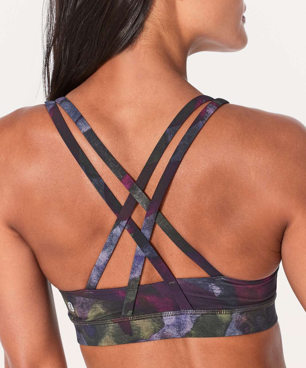 Lululemon Energy Bra - Aura Dark Chrome Multi