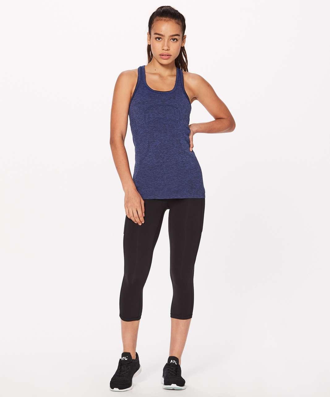 Lululemon Swiftly Tech Racerback - Psychic / Black