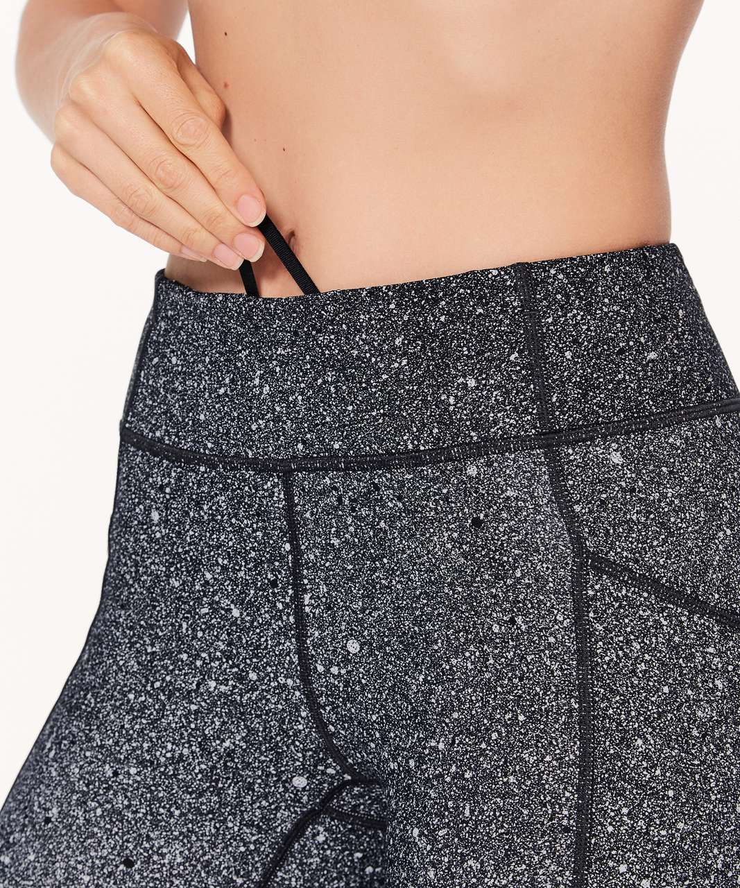 Lululemon Tight Stuff Tight II - Luminesce Splatter White Black