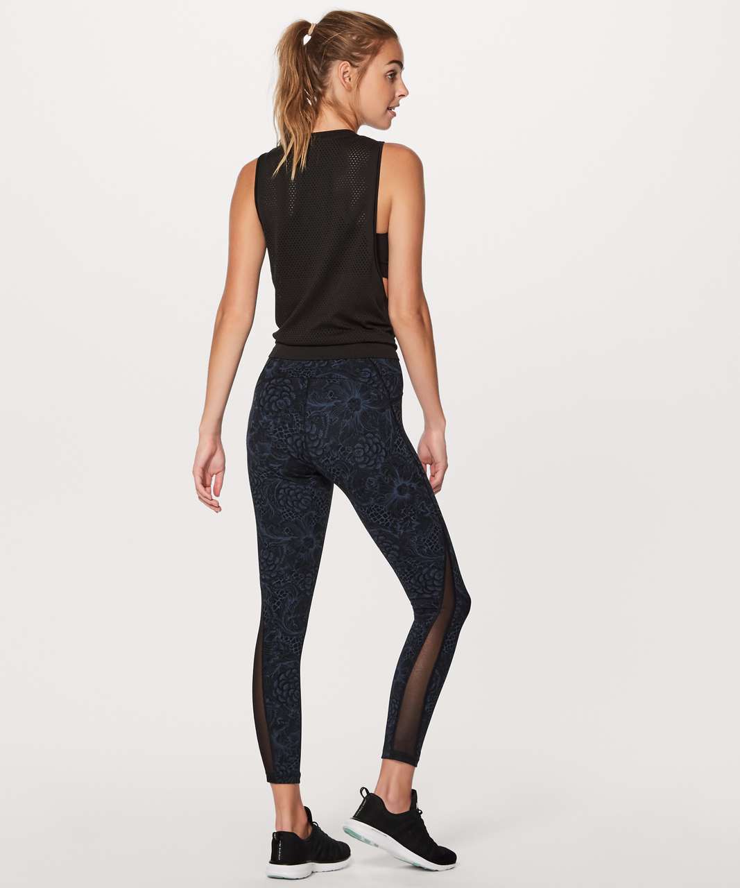 Lululemon Train Times 7/8 Pant *25" - Nouveau Mach Blue Black