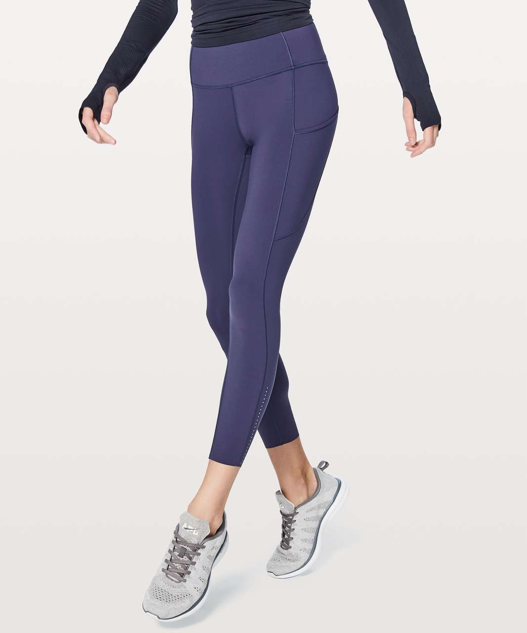 Lululemon Fast & Free 7/8 Tight II *Nulux 25 - Blazer Blue - lulu