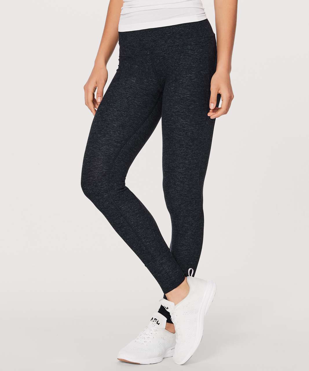 Lululemon Rush Hour Tight - Heathered Dark Cast / Black