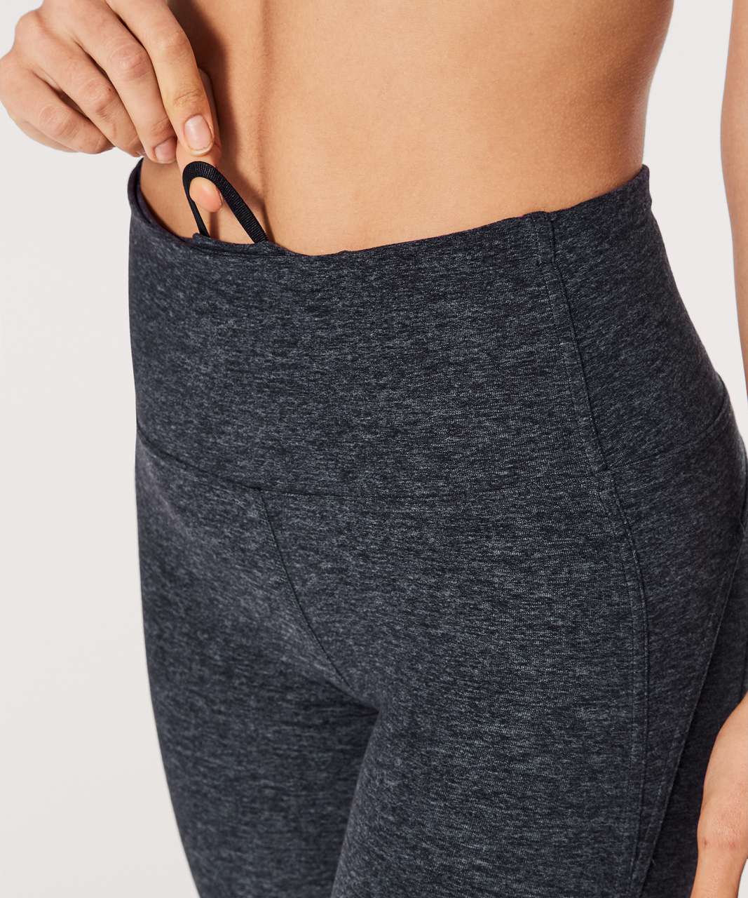 Lululemon Rush Hour Tight - Heathered Dark Cast / Black