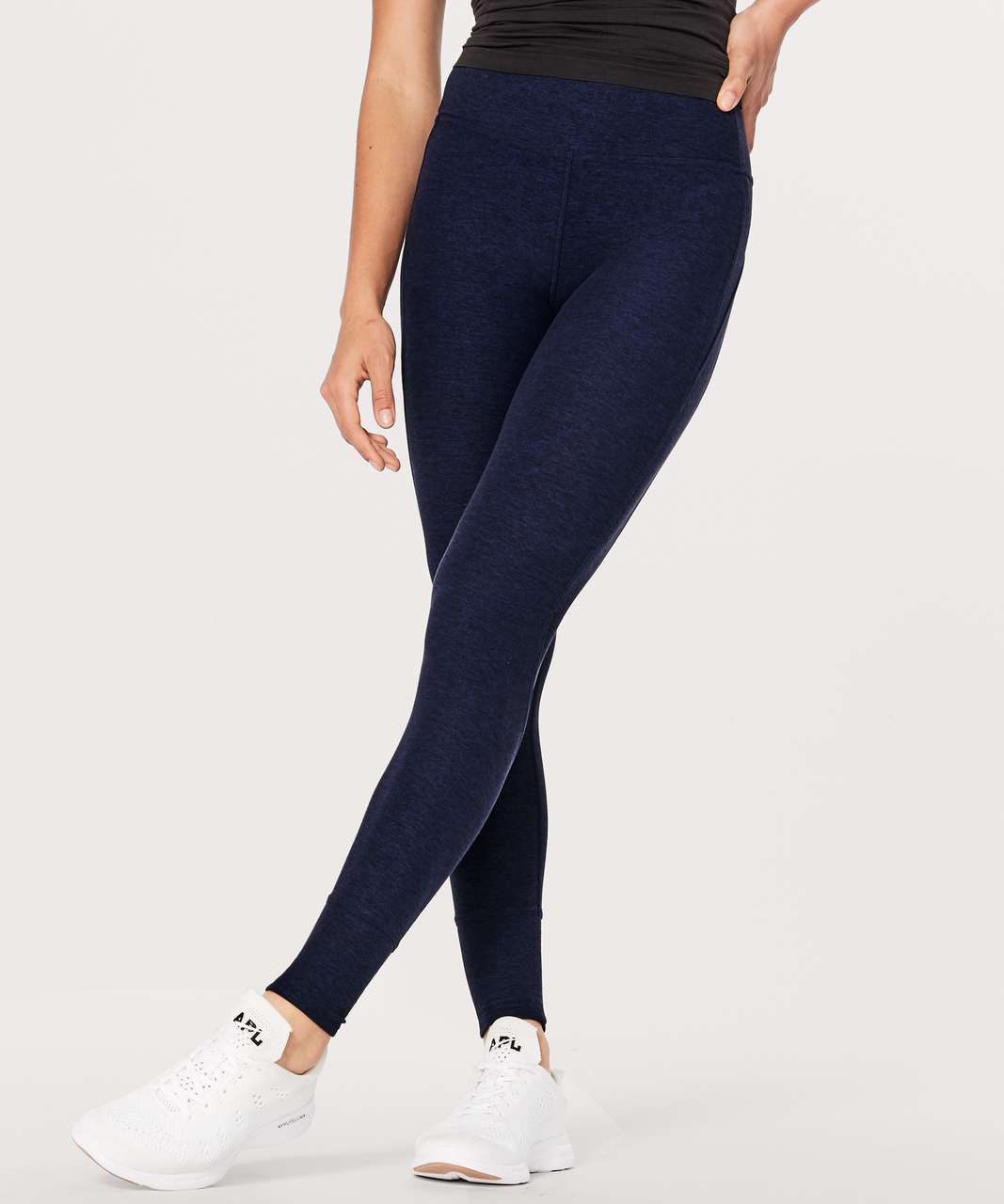 Lululemon Women's 4 Rush Hour Tight Running Rulu Jacquard