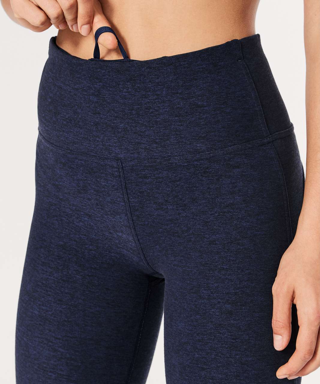 Lululemon Rush Hour Tight - Heathered Hero Blue / Black