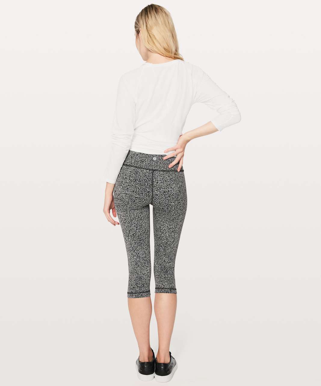 Lululemon Tulua Tight *lululemon lab - Mosaic Mirage Jacquard Antique White  Vapor - lulu fanatics