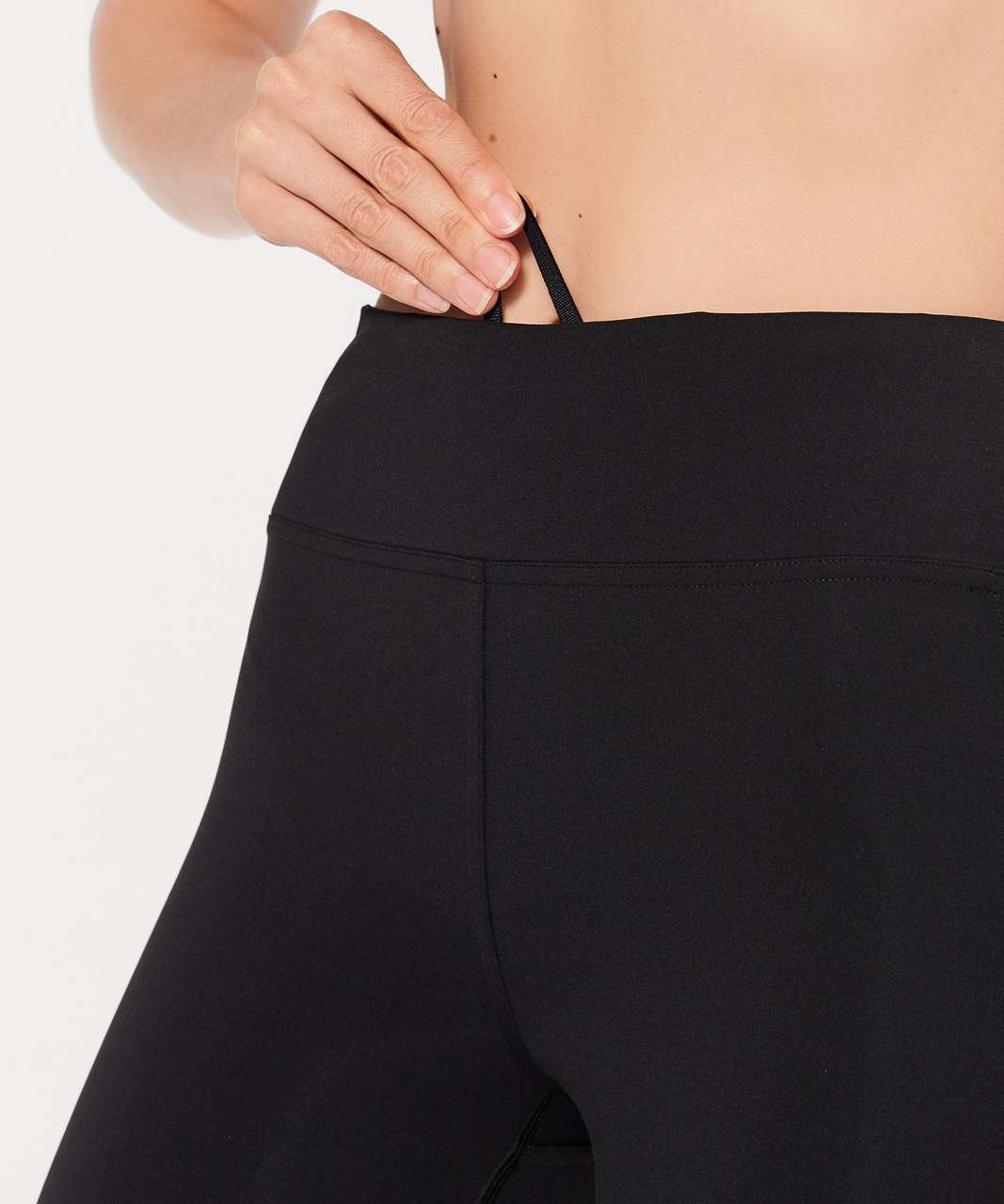 Lululemon Morning Miles Crop (17") - Black