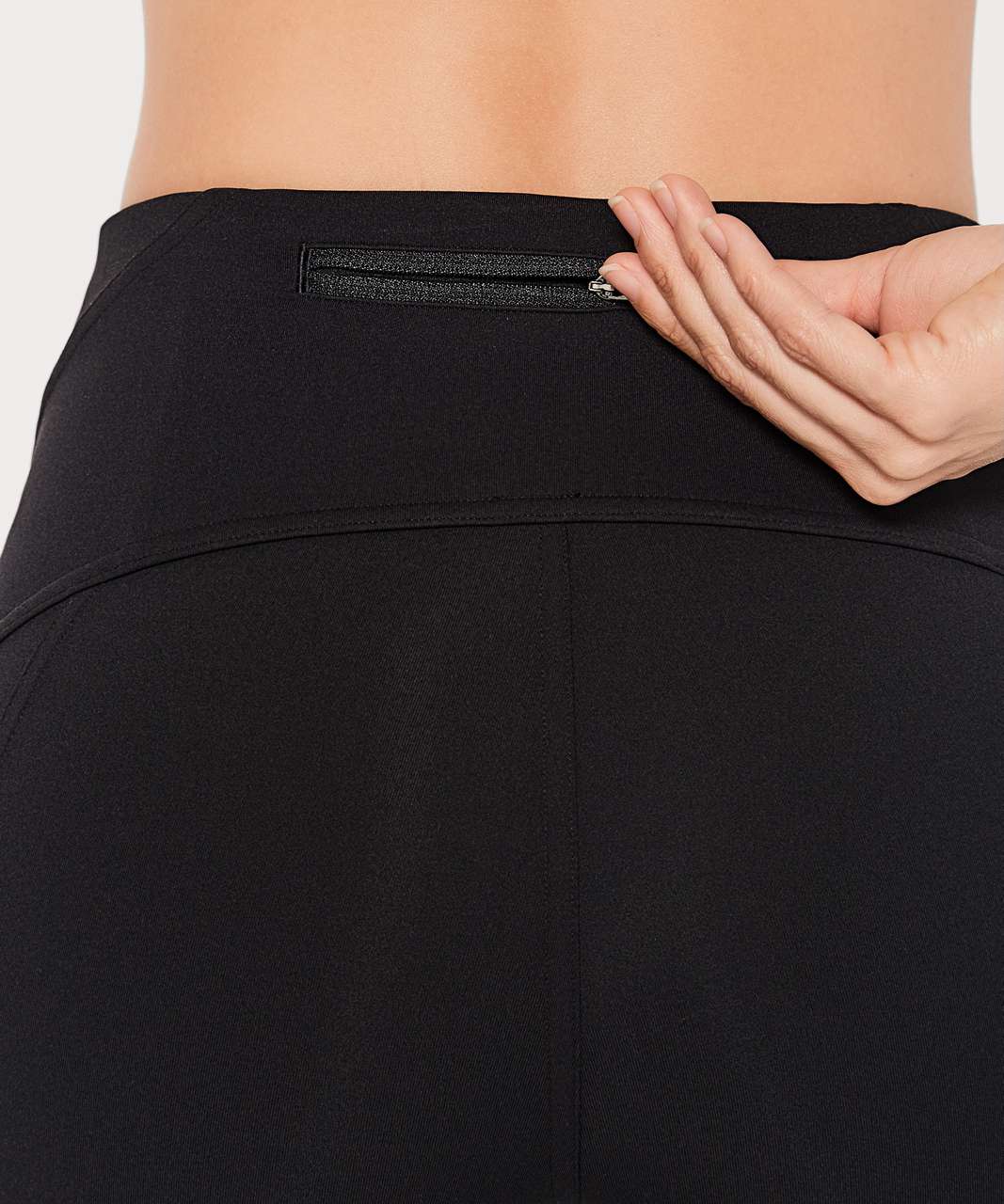 Lululemon Morning Miles Crop (17") - Black