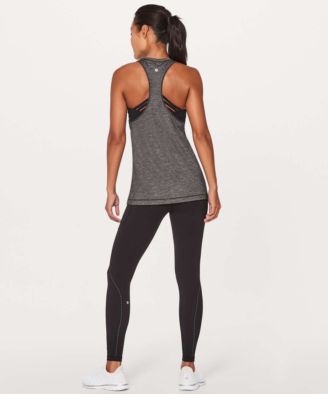 Lululemon Extra Mile Tank - Heathered Black