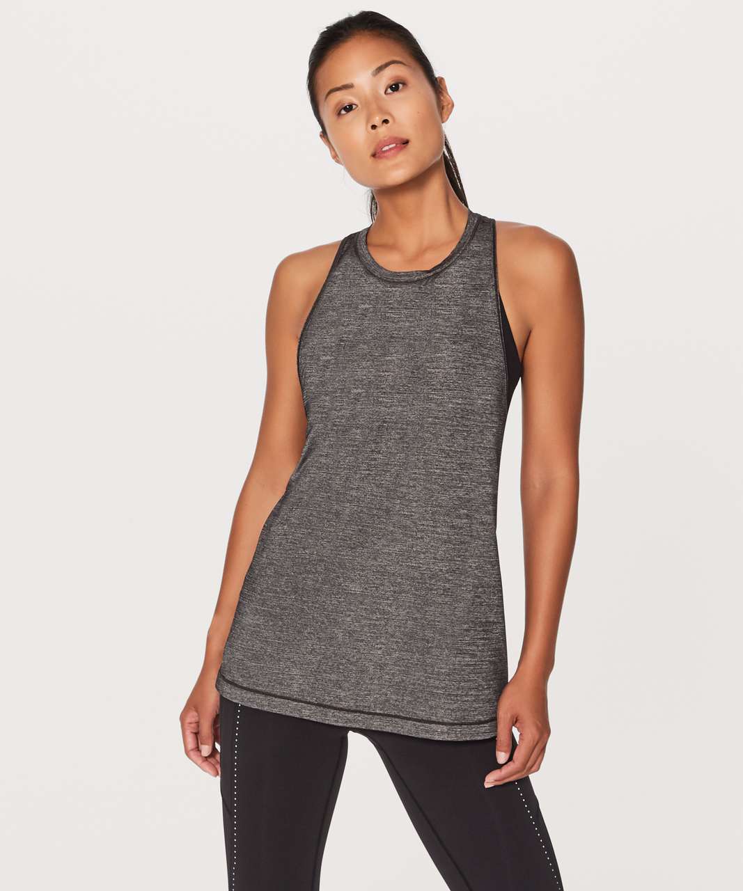 Lululemon Extra Mile Tank - Heathered Black