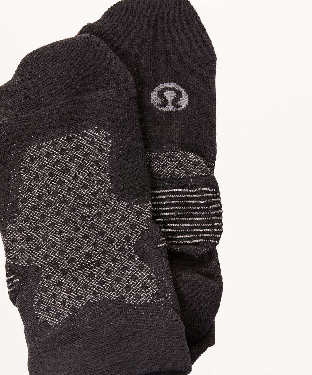 Lululemon Speed Sock (Silver) (3-Pack) - Black