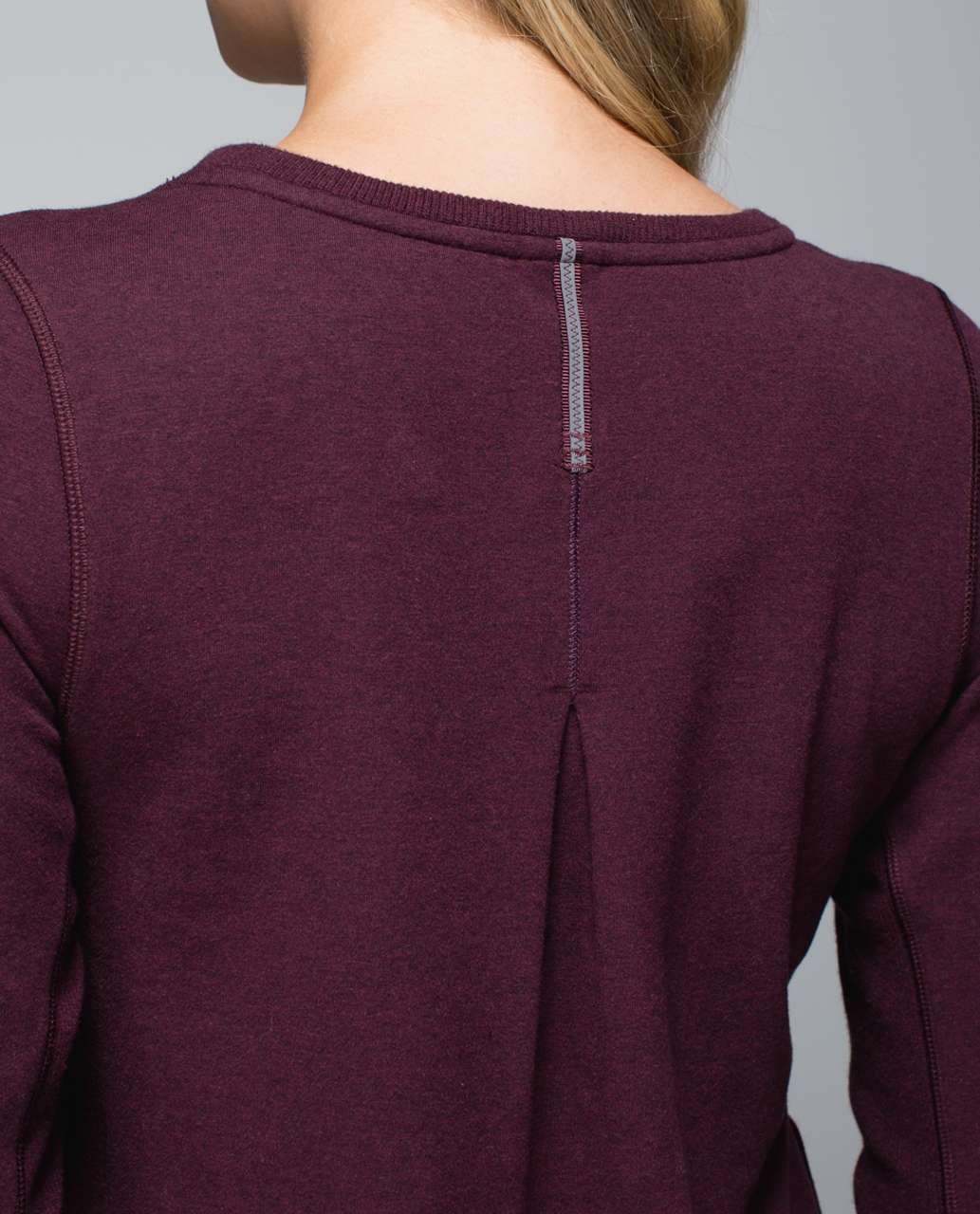 Lululemon Exhalation Pullover II - Heathered Bordeaux Drama