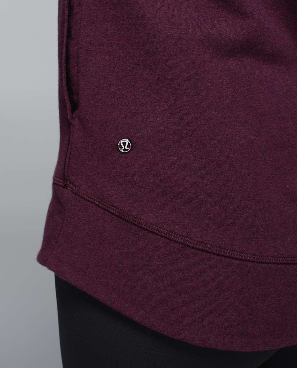 Lululemon Exhalation Pullover II - Heathered Bordeaux Drama