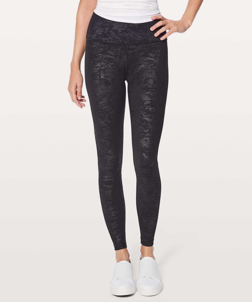 Lululemon Wunder Under Hi-Rise Tight Full-On Luxtreme 28" - Rip Wave Emboss Black