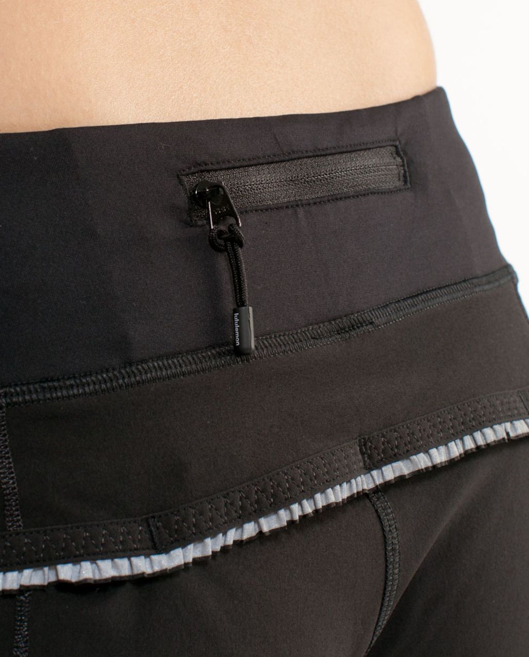 Lululemon Run:  Speed Short *Ruffle - Black