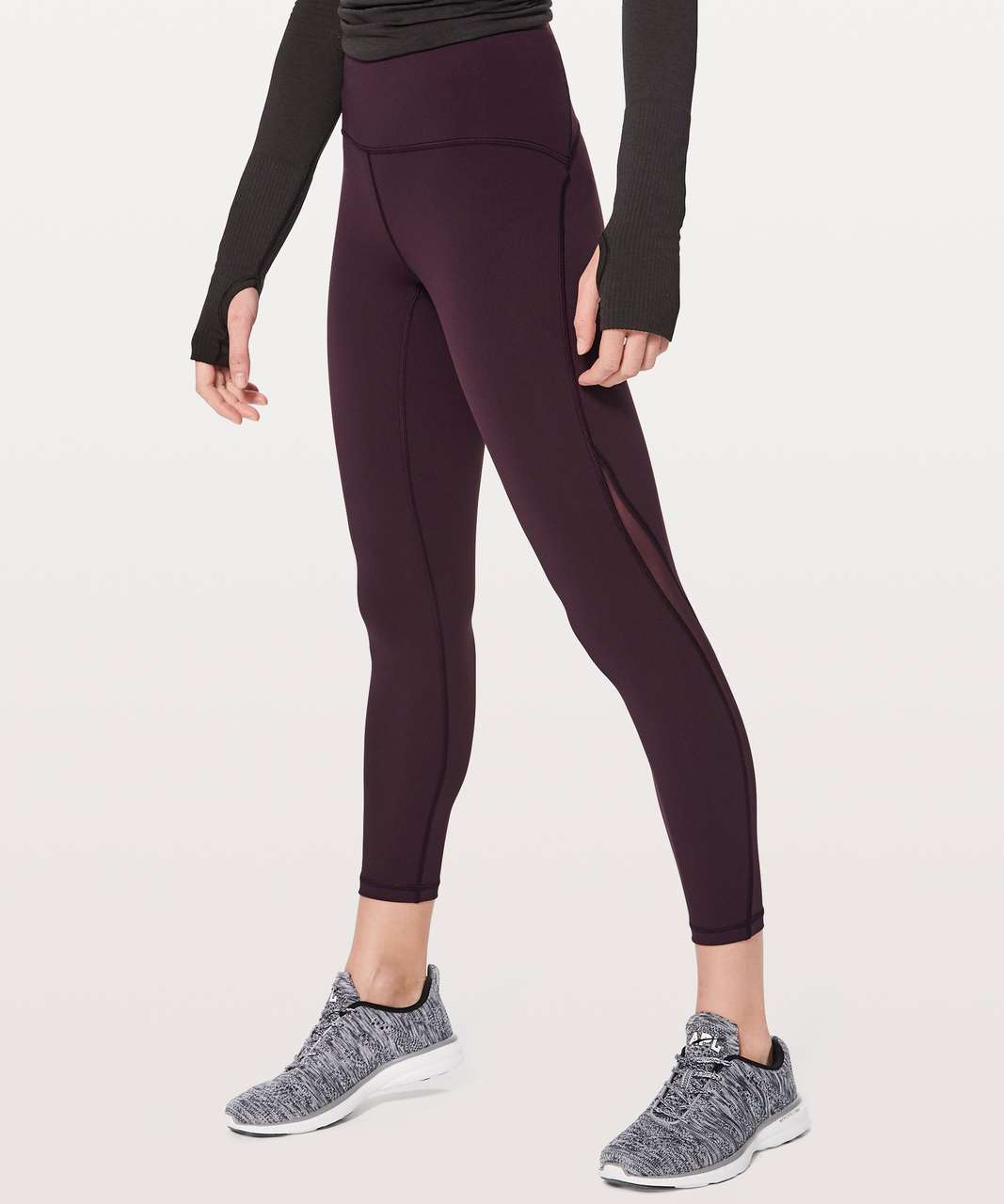 Lululemon Train Times 7/8 Pant *25" - Black Cherry