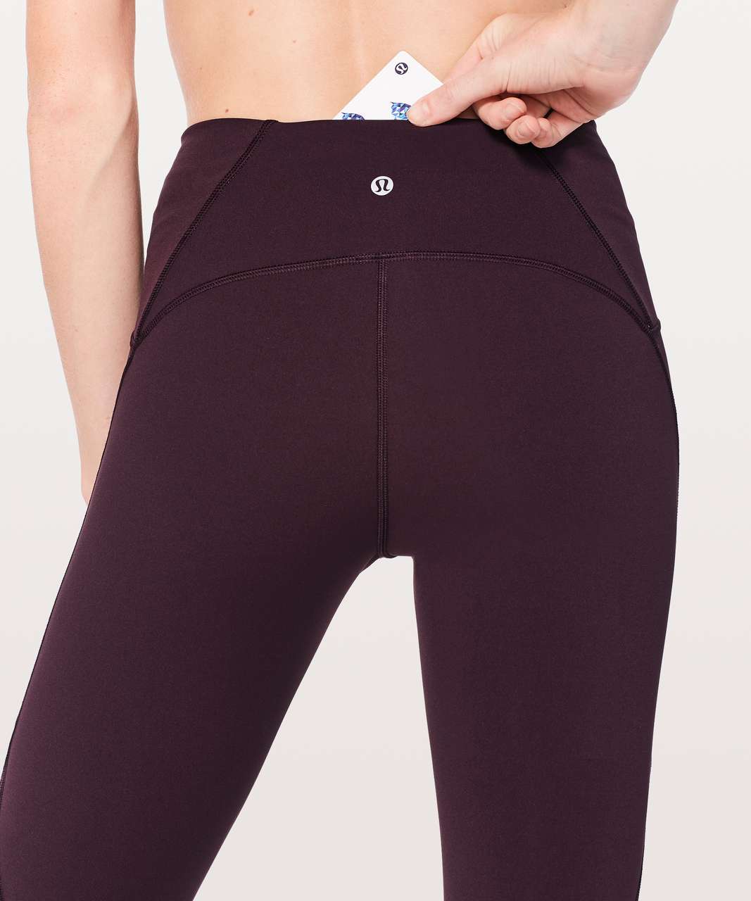 Lululemon Train Times 7/8 Pant *25" - Black Cherry