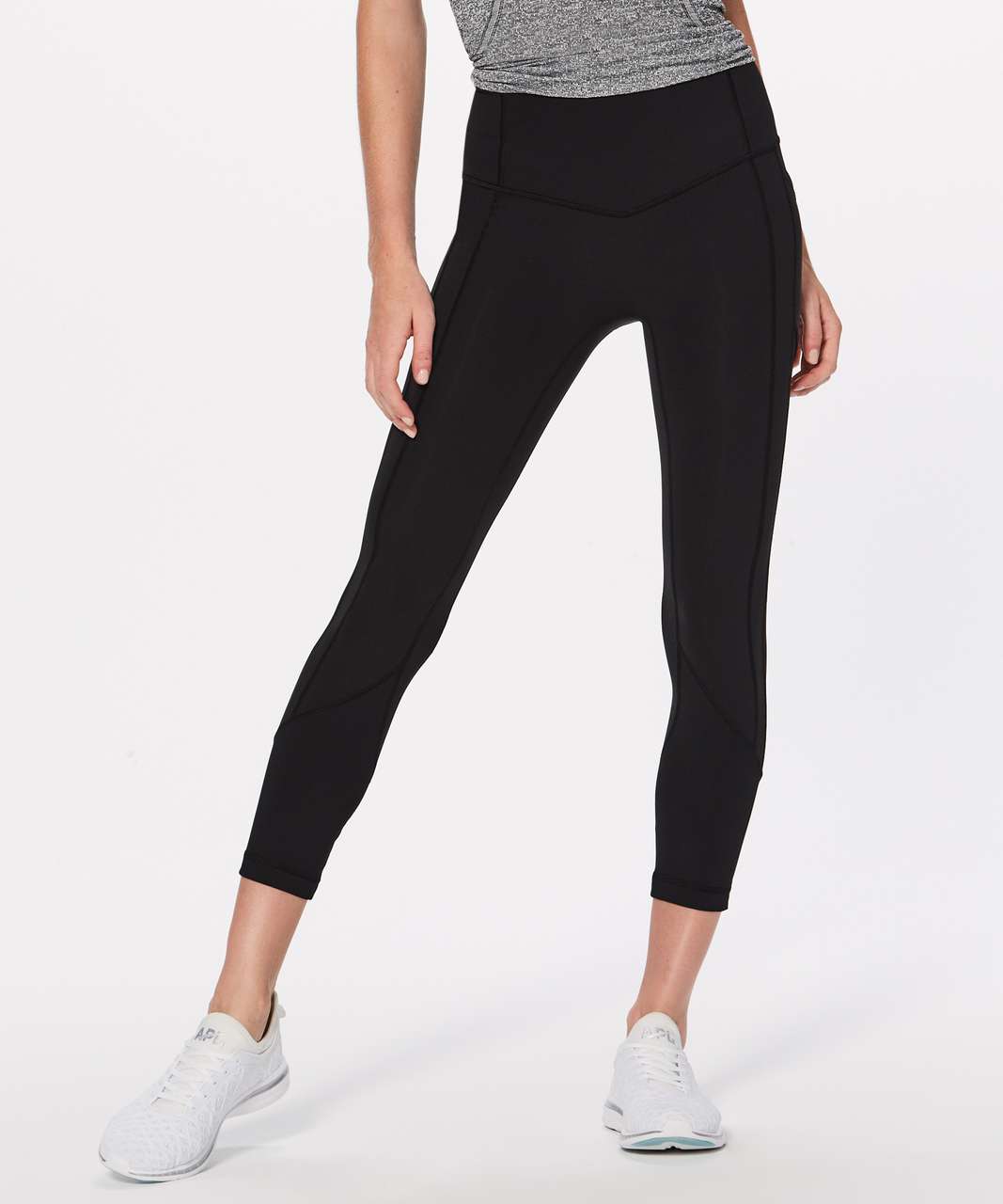 Lululemon All The Right Places Crop II *23 - Black - lulu fanatics