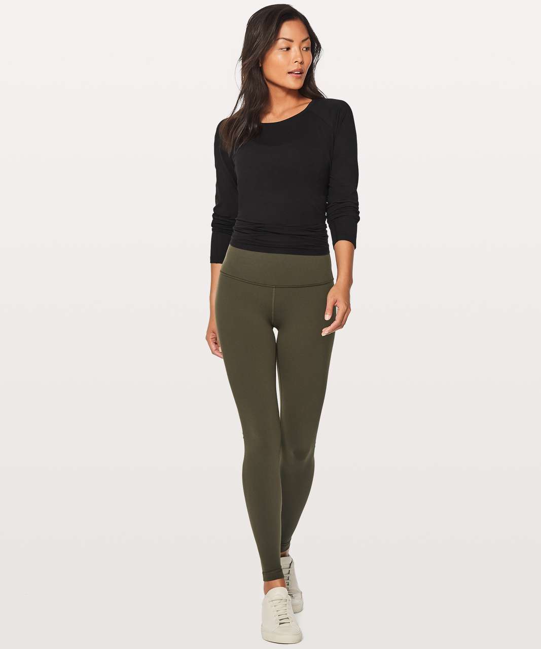 Lululemon Wunder Under Hi-Rise Tight Full-On Luon 28 - Dark Olive - lulu  fanatics