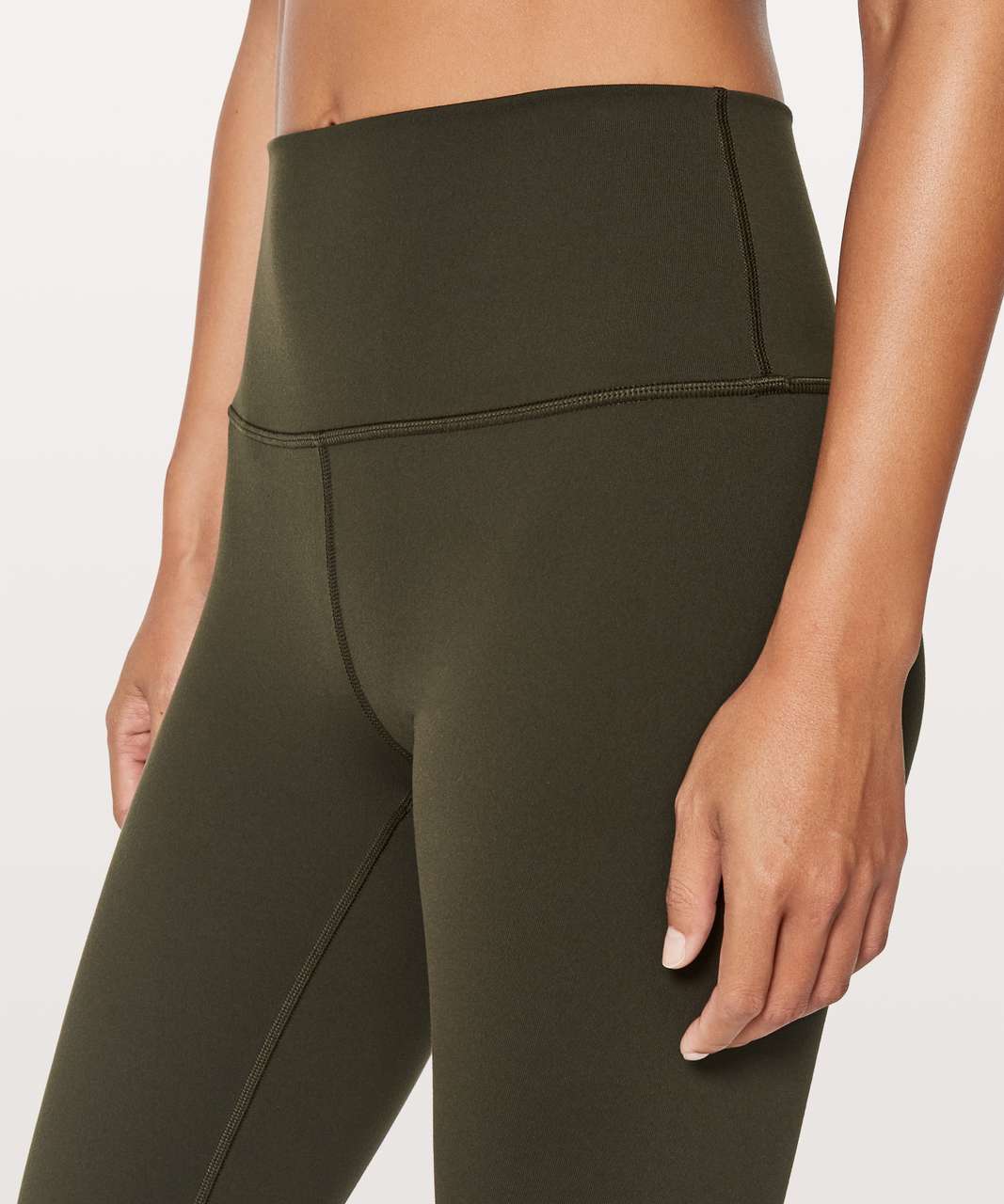 Lululemon Wunder Under Pant (Hi-Rise) (Full-On Luon) - Desert Olive - lulu  fanatics