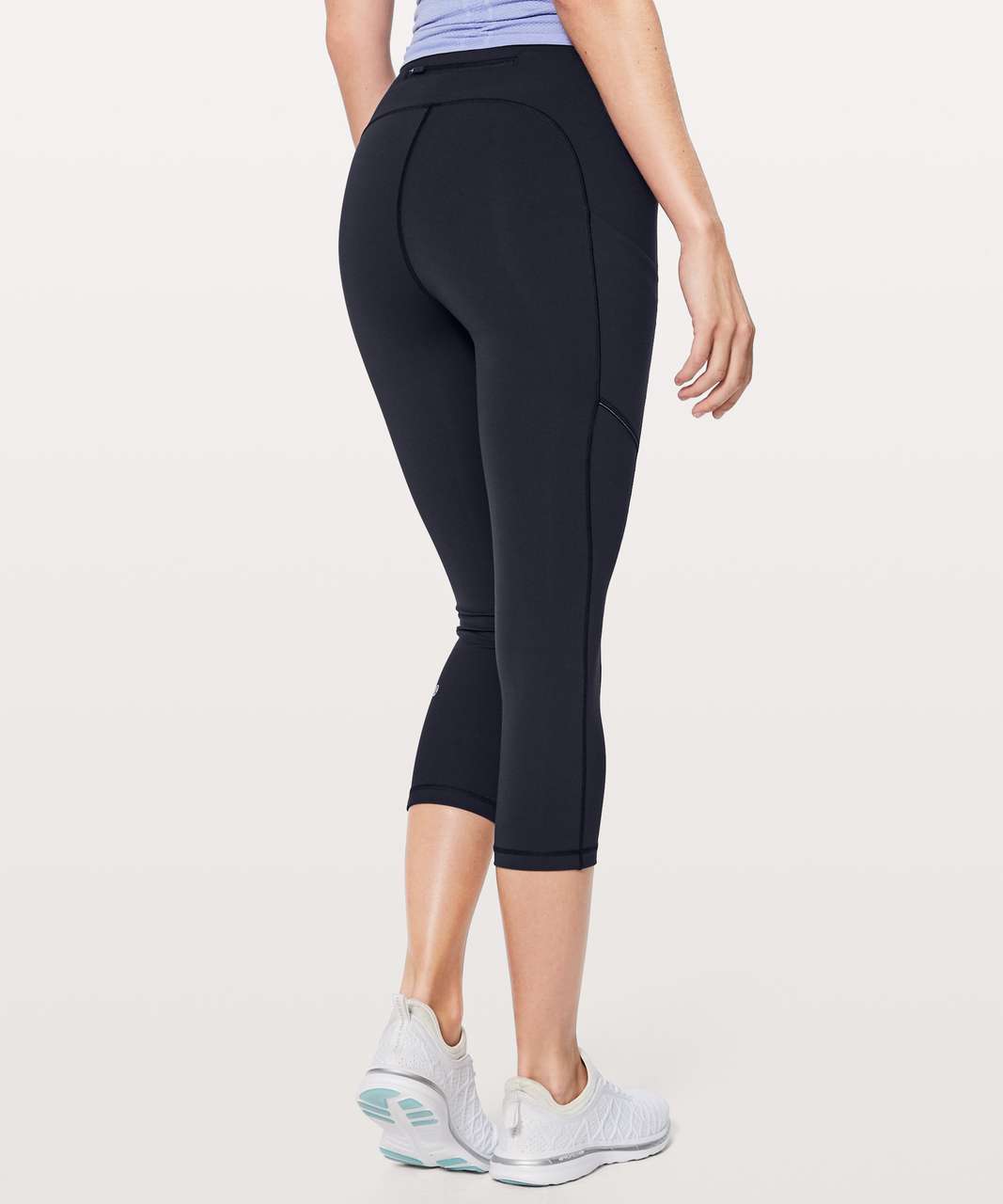 Lululemon Speed Up Crop 21 - Midnight Navy - lulu fanatics