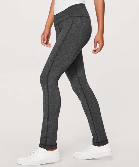 Lululemon Skinny Groove Pant II *Full-On Luon (Roll Down) - Deep Coal -  lulu fanatics