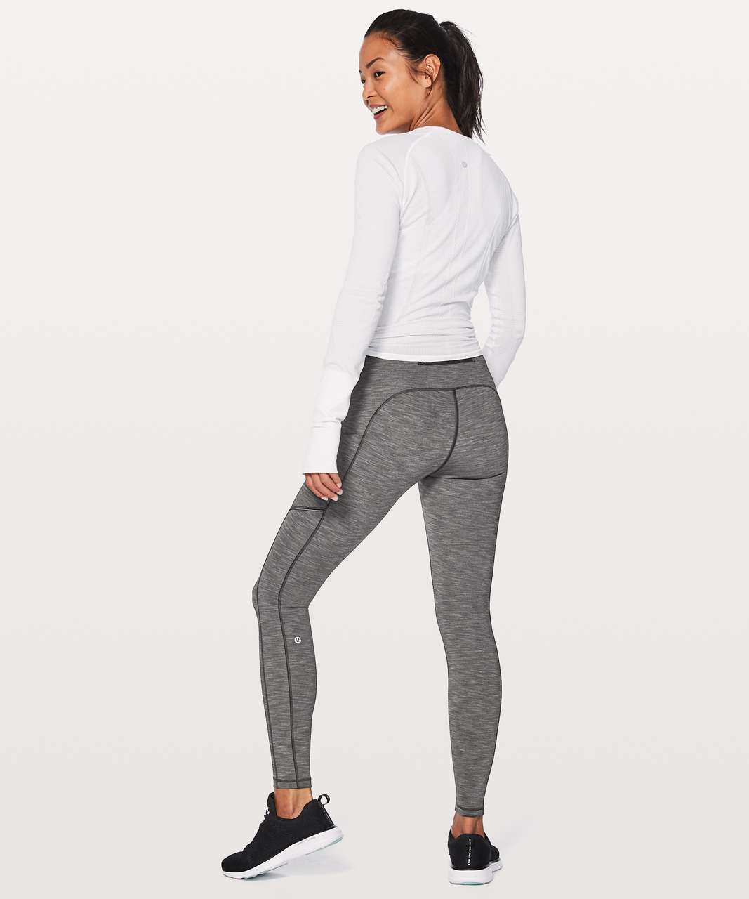 Lululemon Speed Up Tight 28 *Brushed Full-On Luxtreme - Heathered