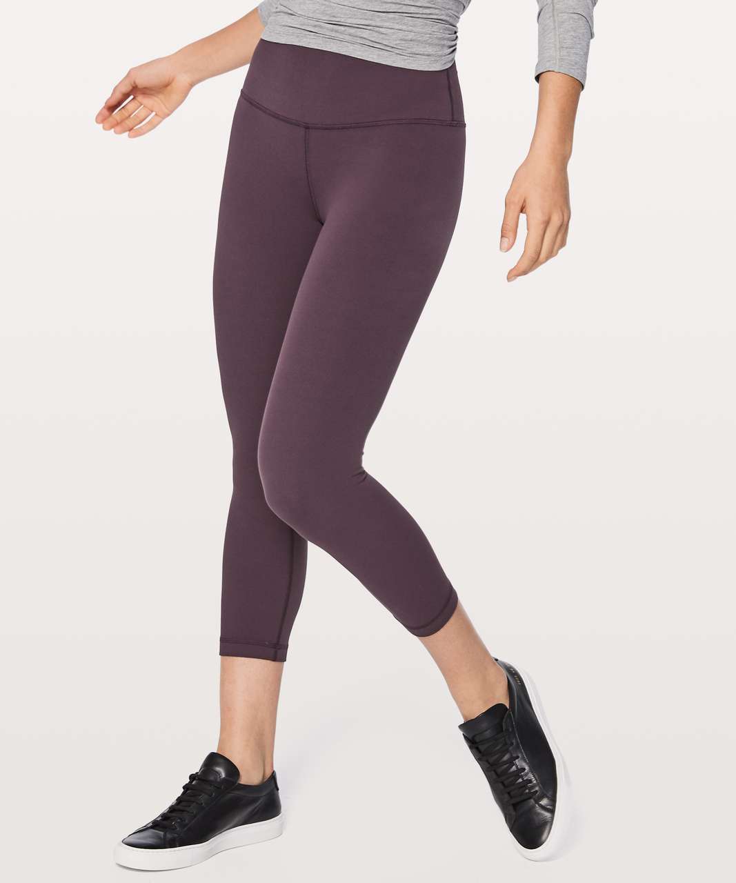 Lululemon Align Crop *21" - Black Cherry