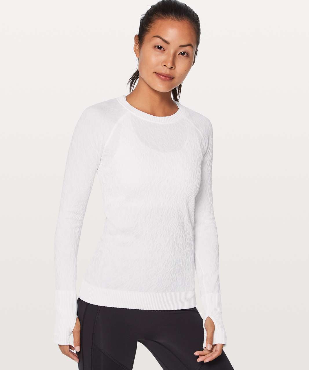 Lululemon Rest Less Pullover - White / White (First Release)